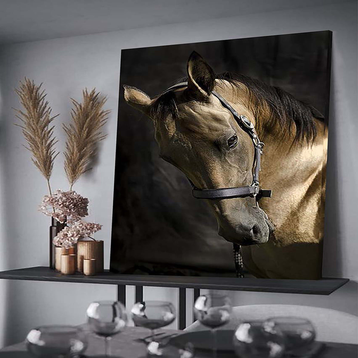 Horse Picture Canvas Frame